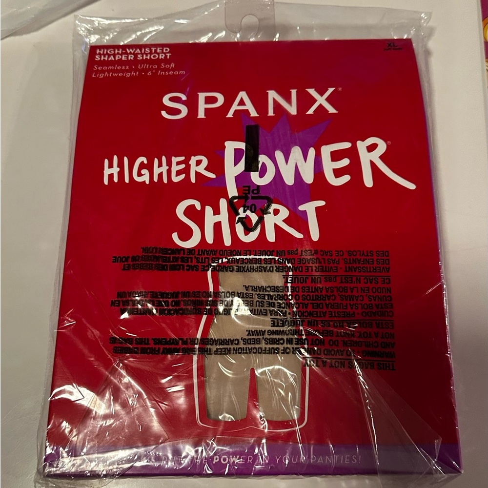 SPANX Beige Higher Power Short W XL